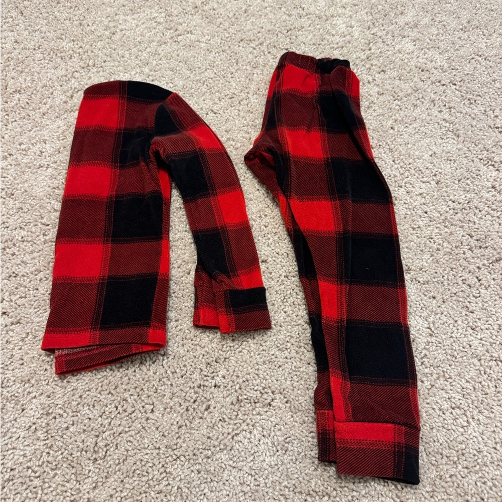 Cat & Jack Red and Black Plaid Shirt